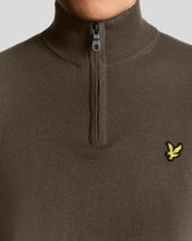 Load image into Gallery viewer, Lyle and Scott Quarter Zip Jumper Expresso