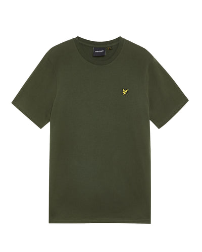 Lyle and Scott Plain T-Shirt Olive