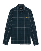 Load image into Gallery viewer, Lyle and Scott Window Pane Check Shirt Navy