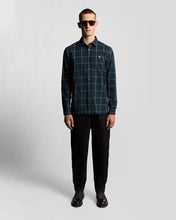 Load image into Gallery viewer, Lyle and Scott Window Pane Check Shirt Navy