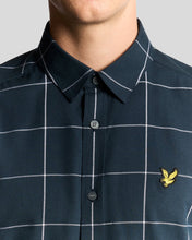 Load image into Gallery viewer, Lyle and Scott Window Pane Check Shirt Navy