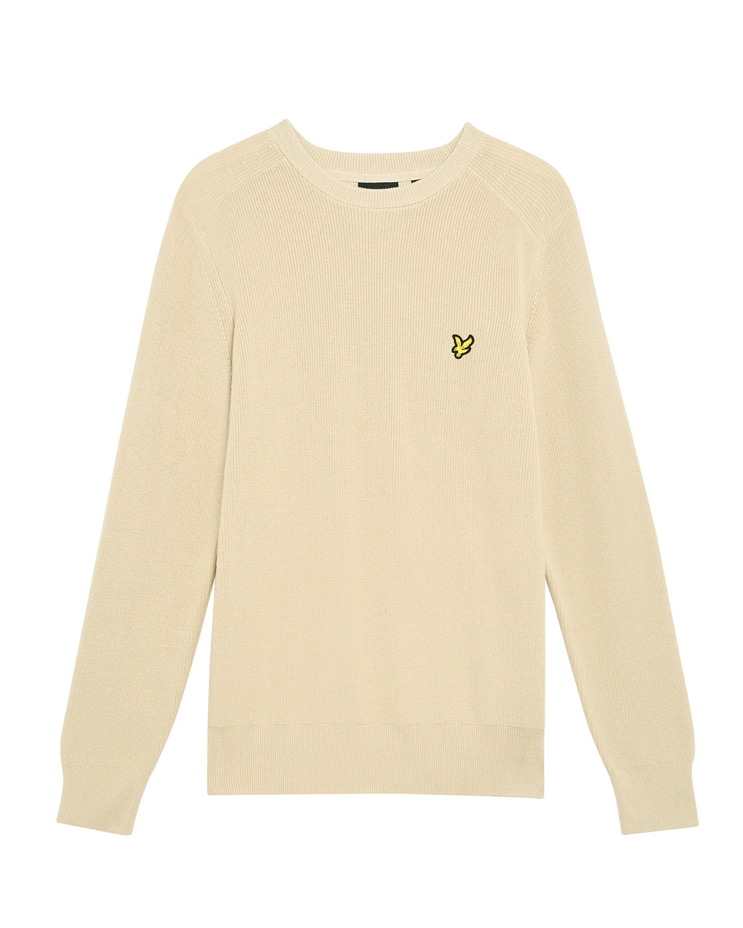 Lyle and Scott Engineered Rib Jumper Taupe