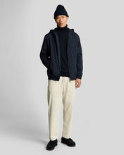 Load image into Gallery viewer, Lyle and Scott Cotton Merino Roll Neck Jumper Navy