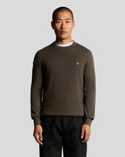 Load image into Gallery viewer, Lyle and Scott Cotton Merino Jumper Expresso