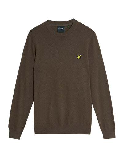 Lyle and Scott Cotton Merino Jumper Expresso