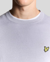 Load image into Gallery viewer, Lyle and Scott Cotton Merino Jumper Ash Lilac
