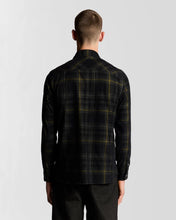 Load image into Gallery viewer, Lyle and Scott Tartan Corduroy Shirt Black