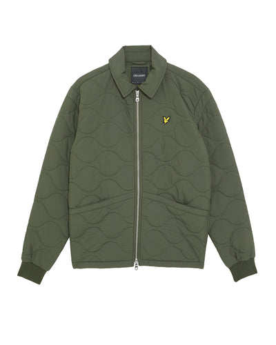 Lyle and Scott Quilted Ripstop Jacket Deep Depths