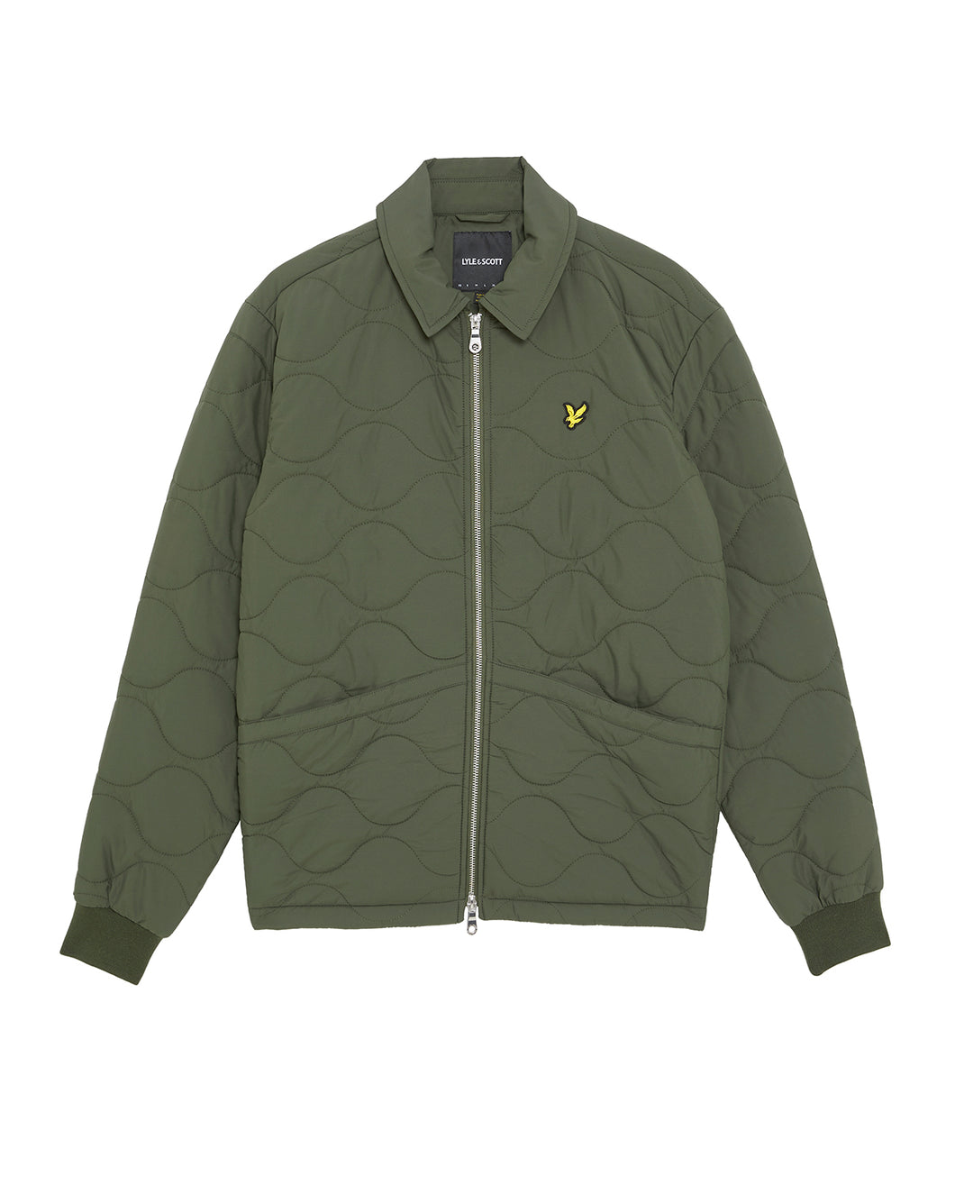 Lyle and Scott Quilted Ripstop Jacket Deep Depths
