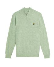 Load image into Gallery viewer, Lyle and Scott Lambswool Quarter Zip Jumper Mint