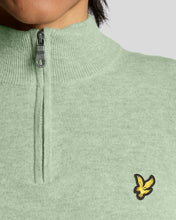 Load image into Gallery viewer, Lyle and Scott Lambswool Quarter Zip Jumper Mint