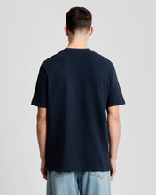 Load image into Gallery viewer, Lyle and Scott Popcorn Jacquard T-Shirt Navy