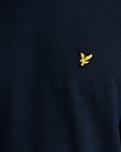 Load image into Gallery viewer, Lyle and Scott Popcorn Jacquard T-Shirt Navy
