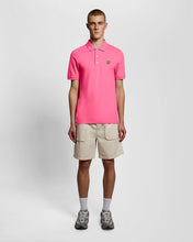 Load image into Gallery viewer, Lyle and Scott Plain Pique Polo Top Hot Pink
