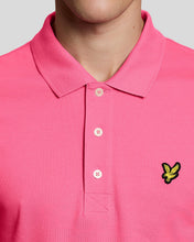 Load image into Gallery viewer, Lyle and Scott Plain Pique Polo Top Hot Pink