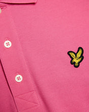 Load image into Gallery viewer, Lyle and Scott Plain Pique Polo Top Hot Pink