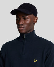 Load image into Gallery viewer, Lyle and Scott Cotton Merino Quarter Top Zip Navy