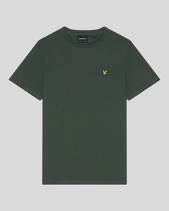 Lyle and Scott Plain Pique T-Shirt Deep Green