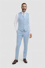 Load image into Gallery viewer, Cavani Malibu Waistcoat Sky Blue