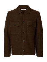Load image into Gallery viewer, Selected Homme Nealy Workwear Cardigan Brown