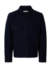 Load image into Gallery viewer, Selected Homme Nealy Workwear Cardigan Navy