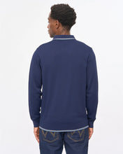 Load image into Gallery viewer, Gabicci Vintage Nick Zip Thru Knit Polo Navy
