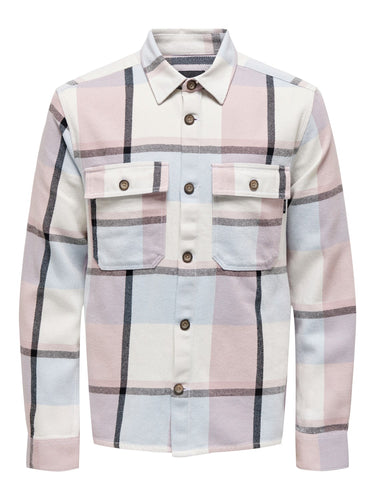 Only & Sons Mar Overshirt Blue Bell
