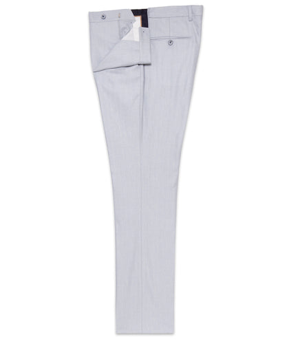 Guide London Herringbone Trouser Pale Blue