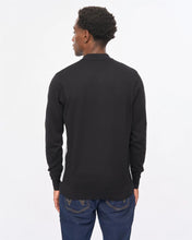 Load image into Gallery viewer, Gabicci Vintage Pedro Button Thru Polo Knit Black