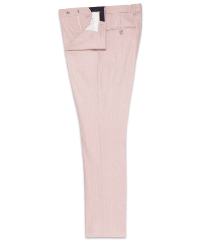Guide London Herringbone Trouser Pale Pink