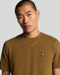 Lyle and Scott Plain Pique T-Shirt Wild Nettle