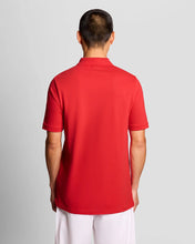 Load image into Gallery viewer, Lyle and Scott Placket Tipped Polo Shirt Cherry Red