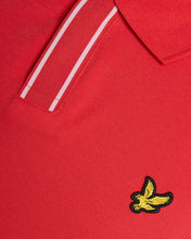 Load image into Gallery viewer, Lyle and Scott Placket Tipped Polo Shirt Cherry Red
