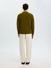 Load image into Gallery viewer, Selected Homme Rai Crew Neck Jumper Fir Green