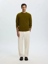 Load image into Gallery viewer, Selected Homme Rai Crew Neck Jumper Fir Green