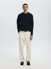 Load image into Gallery viewer, Selected Homme Rai Crew Neck Jumper Navy