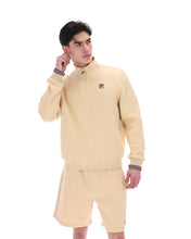 Load image into Gallery viewer, Fila Ramy Quarter Zip Sweatshirt Classic Beige
