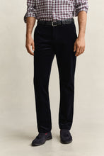 Load image into Gallery viewer, Gant Regular Corduroy Chinos Evening Blue