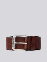 Load image into Gallery viewer, Replay Vintage Leather Belt Dark Brown