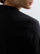 Load image into Gallery viewer, Replay Raw Edge Crew Neck T-Shirt Black