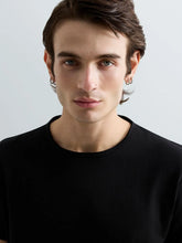 Load image into Gallery viewer, Replay Raw Edge Crew Neck T-Shirt Black
