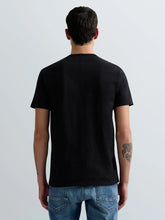 Load image into Gallery viewer, Replay Raw Edge V Neck T-Shirt Black