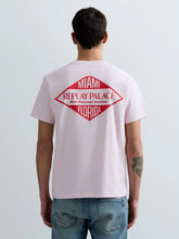 Load image into Gallery viewer, Replay Miami Print T-Shirt Pink