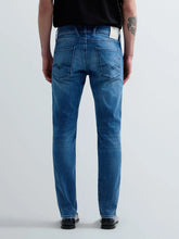 Load image into Gallery viewer, Replay Anbass Hyperflex Matrix Jeans Mid Blue Wash