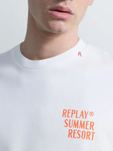 Load image into Gallery viewer, Replay Sicily Print T-Shirt White