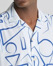 Load image into Gallery viewer, Remus Uomo Pattern Short Sleeve Shirt White