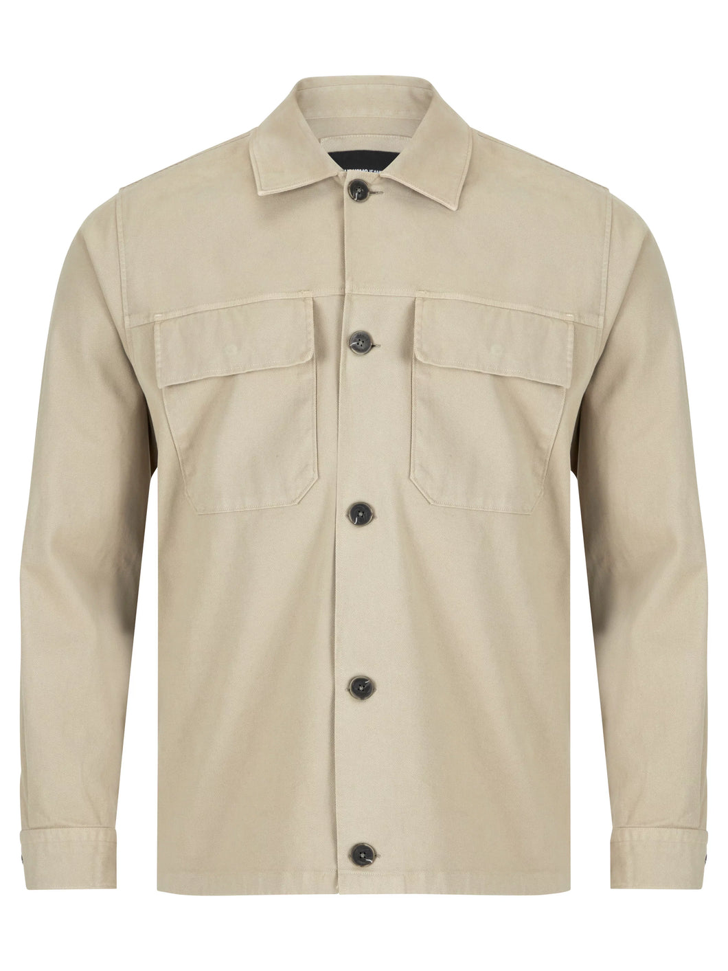 Remus Uomo Twill Shacket Stone