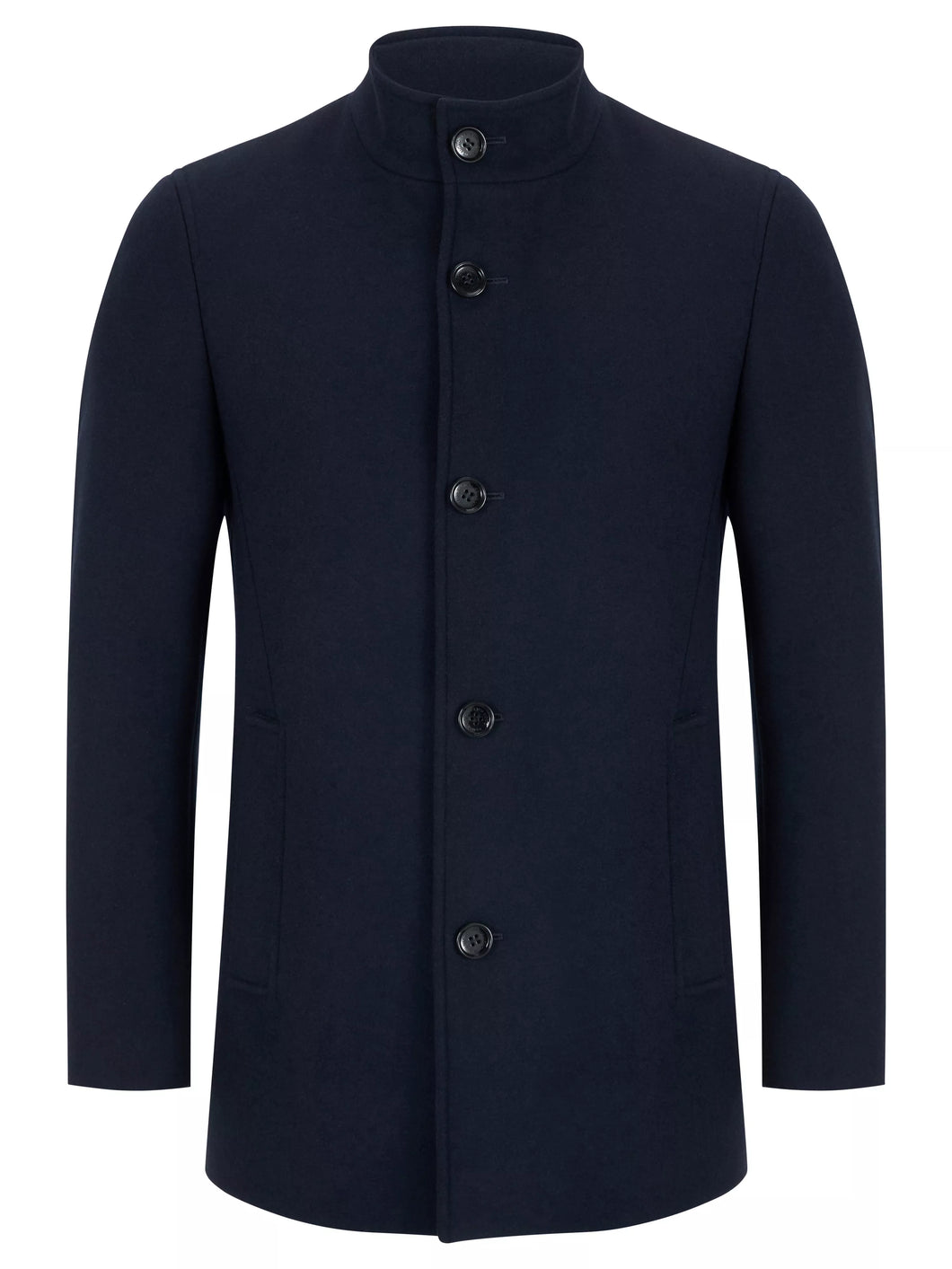 Remus Uomo Jonah Wool Blend Coat Navy