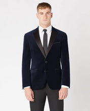 Load image into Gallery viewer, Remus Uomo Velvet Blazer Navy