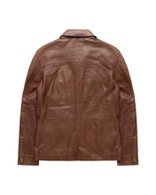 Load image into Gallery viewer, Gabicci Vintage Sammo Leather Jacket Brown